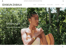 Tablet Screenshot of izaskunzabala.com
